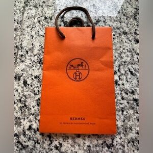 Authentic Hermes Shopping Bag